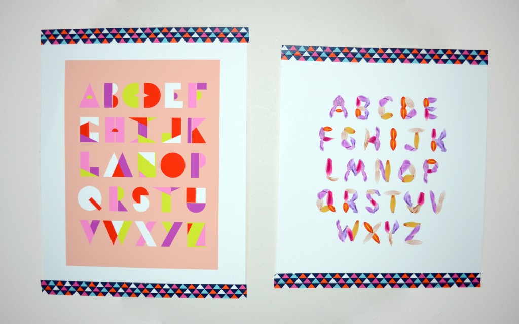 alphabet posters