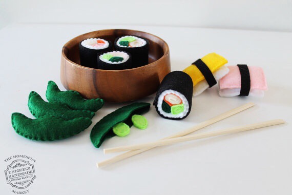 The Homespun Market Felt food play set