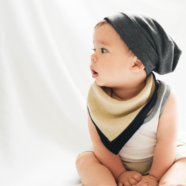 muslin dribble bibs