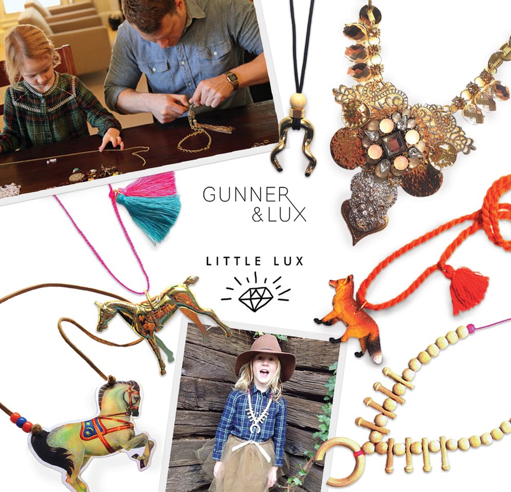 Gunner and Lux little lux kids jewelry dress up